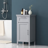 Christopher Knight Home® - Noble House - Edgell Modern Bathroom Floor Storage Cabinet with Drawer