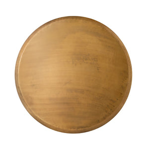 Pasargad Home Helios Modern Brass Drum Shape Coffee Table For Stylish Living Room Decor Brass Iron Prr-033