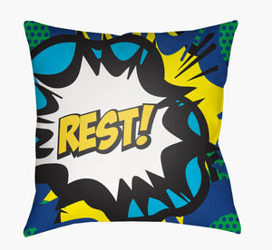 Livabliss Warhol Geometric Woven Polyester Accent Pillow for Modern Sofa or Bedroom Decor WA020-1818