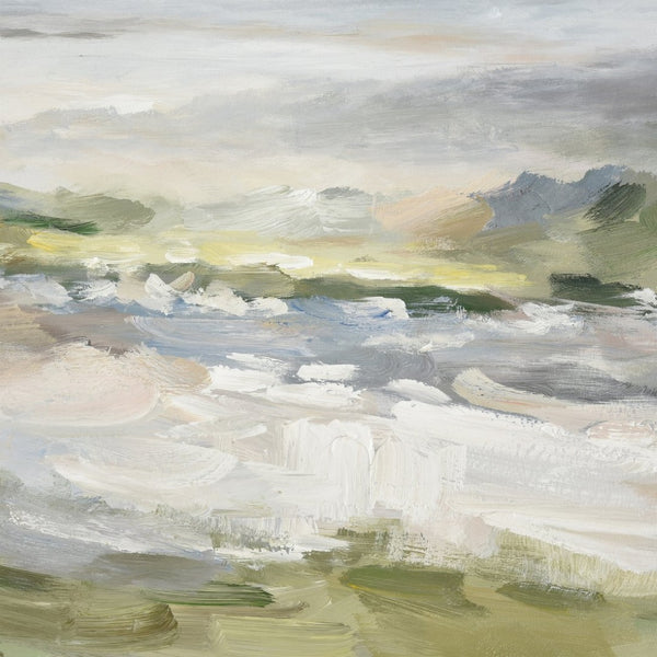 Atlas Acton Meadow Framed Wall Art - Serene Impressionistic Landscape for Tranquil Home Décor Spaces WA11001-01