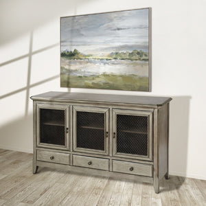 Atlas Acton Meadow Framed Wall Art - Serene Impressionistic Landscape for Tranquil Home Décor Spaces WA11001-01