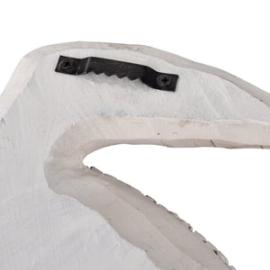 Atlas Aly Turtle Wall Sculpture - Coastal Whitewash Decor for Beachy Homes, Nautical Charm & Versatility WA11003-01