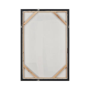 Atlas Angle Abstract Framed Wall Art - Modern Cubist Design in Pink, Taupe & Blue for Stylish Interiors WA11004-01