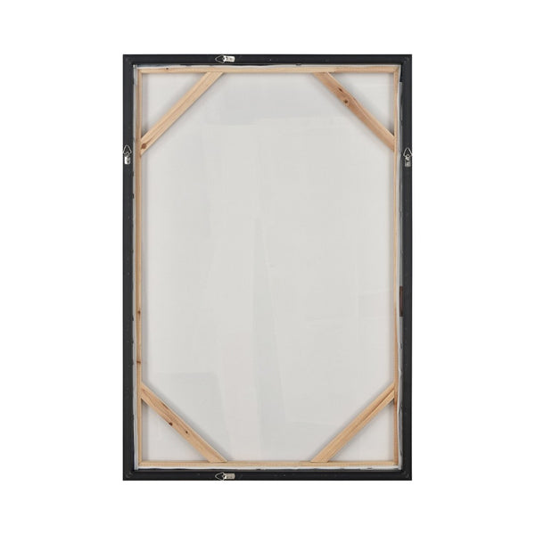 Atlas Angle Abstract Framed Wall Art - Modern Cubist Design in Pink, Taupe & Blue for Stylish Interiors WA11004-01