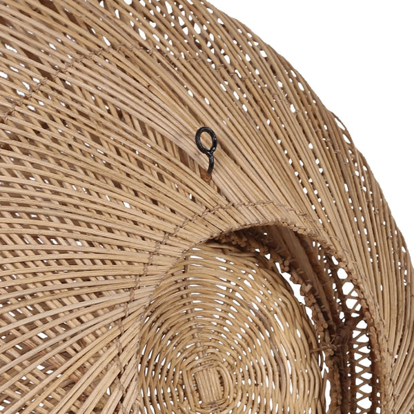 Atlas Barcelona Wall Baskets - Set of 3 Handcrafted Rattan Decor for Boho Coastal Charm & Style WA11007-01S