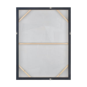 Atlas Bertram Framed Wall Art - Modern Abstract Collage with Bold Geometry for Contemporary Spaces WA11008-01