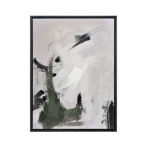 Atlas Beyer Modern Abstract Framed Artwork - Elegant Wall Decor with Muted Tones for Sophisticated Spaces Beyer I Abstract Framed Wall Art WA11009-01