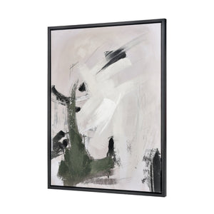 Atlas Beyer Modern Abstract Framed Artwork - Elegant Wall Decor with Muted Tones for Sophisticated Spaces Beyer I Abstract Framed Wall Art WA11009-01