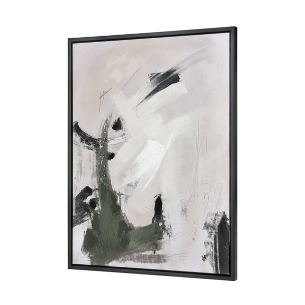 Atlas Beyer Modern Abstract Framed Artwork - Elegant Wall Decor with Muted Tones for Sophisticated Spaces Beyer I Abstract Framed Wall Art WA11009-01