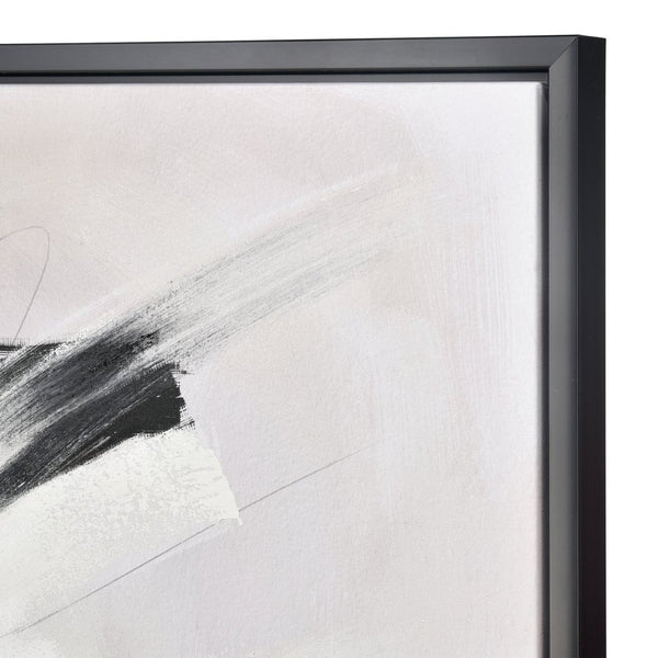 Atlas Beyer Modern Abstract Framed Artwork - Elegant Wall Decor with Muted Tones for Sophisticated Spaces Beyer I Abstract Framed Wall Art WA11009-01