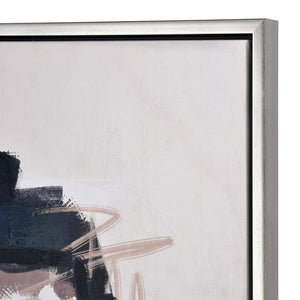 Atlas Beyer Modern Abstract Framed Artwork - Elegant Wall Decor with Muted Tones for Sophisticated Spaces Beyer II Abstract Framed Wall Art WA11009-02