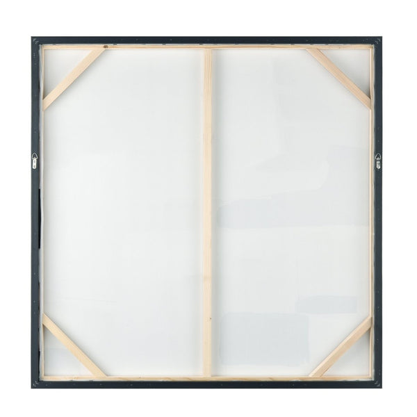Atlas Blanc Framed Abstract Art - Modern Cubist Design in Black, White & Taupe for Stylish Home Decor Blanc II Abstract Framed Wall Art WA11011-02