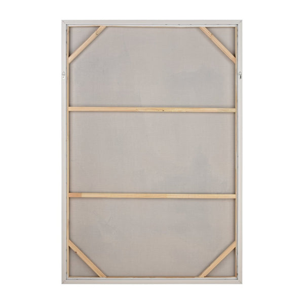Atlas Boland Striking Abstract Framed Wall Art - Modern Black, Blush & White Design for Sophisticated Spaces WA11018-01
