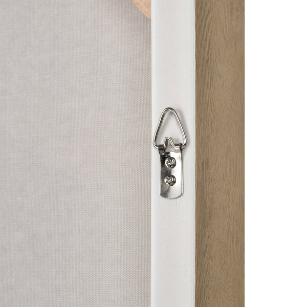 Atlas Boland Striking Abstract Framed Wall Art - Modern Black, Blush & White Design for Sophisticated Spaces WA11018-01