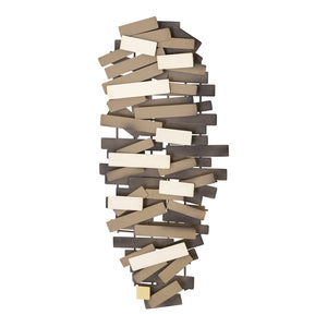Atlas Bond Dimensional Wall Art - Modern Geometric Metal Sculpture for Stylish Home Décor & Focal Points WA11019-01