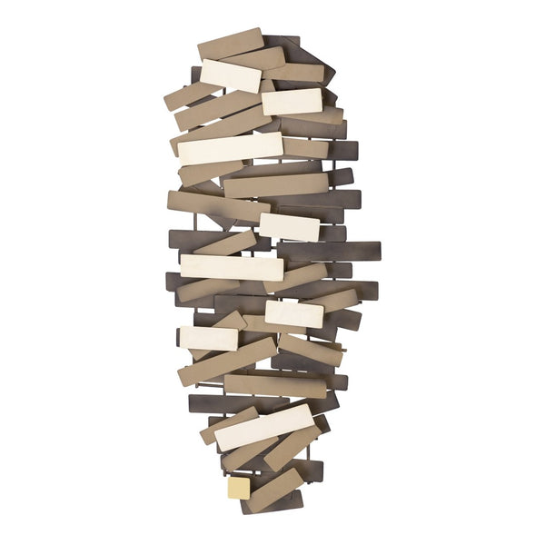 Atlas Bond Dimensional Wall Art - Modern Geometric Metal Sculpture for Stylish Home Décor & Focal Points WA11019-01
