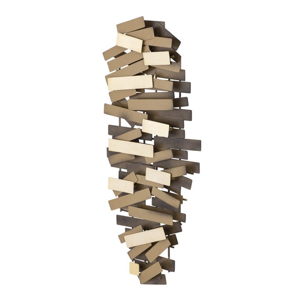 Atlas Bond Dimensional Wall Art - Modern Geometric Metal Sculpture for Stylish Home Décor & Focal Points WA11019-01