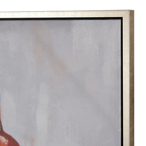 Atlas Bottle Framed Wall Art - Modern Amber Bottle Composition for Contemporary Home Decor & Gallery Walls WA11022-01