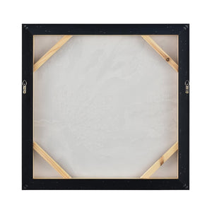 Atlas Bowie Modern Botanical Framed Wall Art with Metallic Gold Center for Elegant Home Décor Display Bowie Bloom I Framed Wall Art WA11024-01