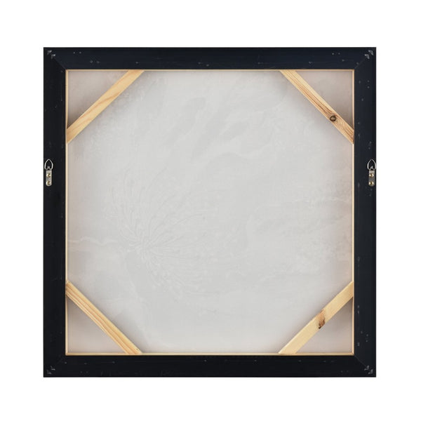 Atlas Bowie Modern Botanical Framed Wall Art with Metallic Gold Center for Elegant Home Décor Display Bowie Bloom I Framed Wall Art WA11024-01