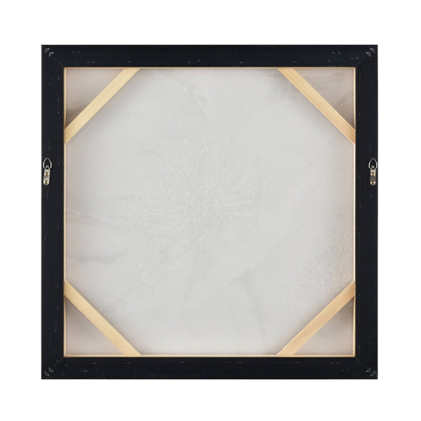 Atlas Bowie Modern Botanical Framed Wall Art with Metallic Gold Center for Elegant Home Décor Display Bowie Bloom II Framed Wall Art WA11024-02