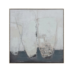 Atlas Burgess Abstract Wall Art - Modern Geometric Framed Decor for Contemporary Spaces & Offices WA11029-01