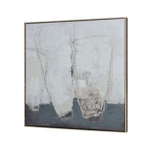 Atlas Burgess Abstract Wall Art - Modern Geometric Framed Decor for Contemporary Spaces & Offices WA11029-01