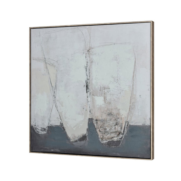 Atlas Burgess Abstract Wall Art - Modern Geometric Framed Decor for Contemporary Spaces & Offices WA11029-01