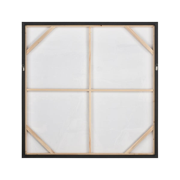 Atlas Burgess II Abstract Framed Wall Art - Modern Geometric Design in Black & White for Stylish Interiors WA11029-02
