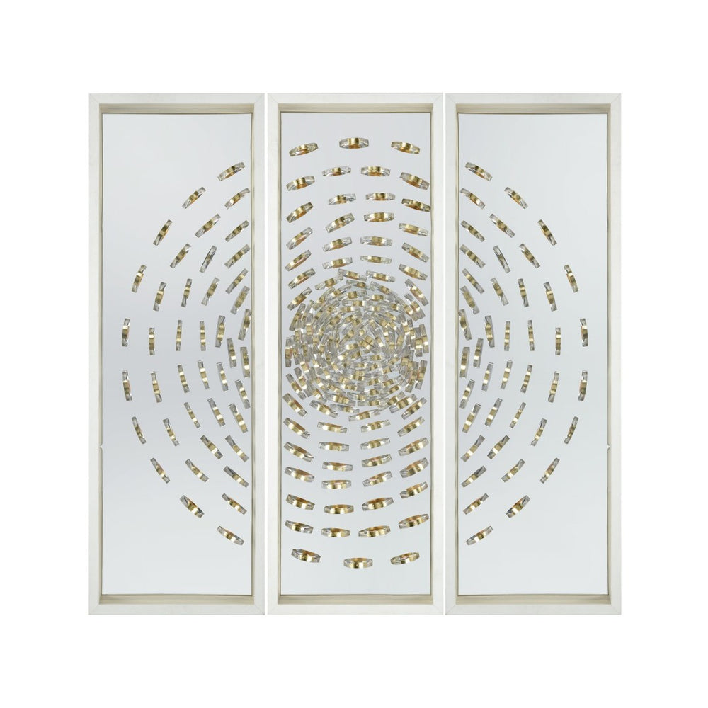 Atlas Cache Modern Dimensional Wall Art - Hand-Crafted Metal & Acrylic Design for Stunning Home Decor WA11032-01