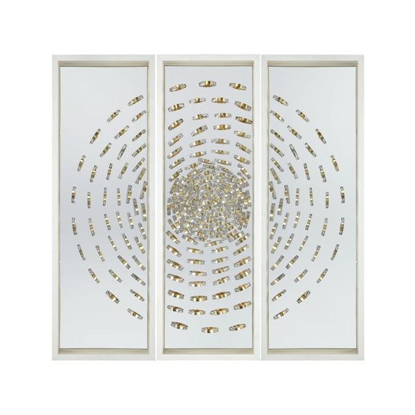 Atlas Cache Modern Dimensional Wall Art - Hand-Crafted Metal & Acrylic Design for Stunning Home Decor WA11032-01