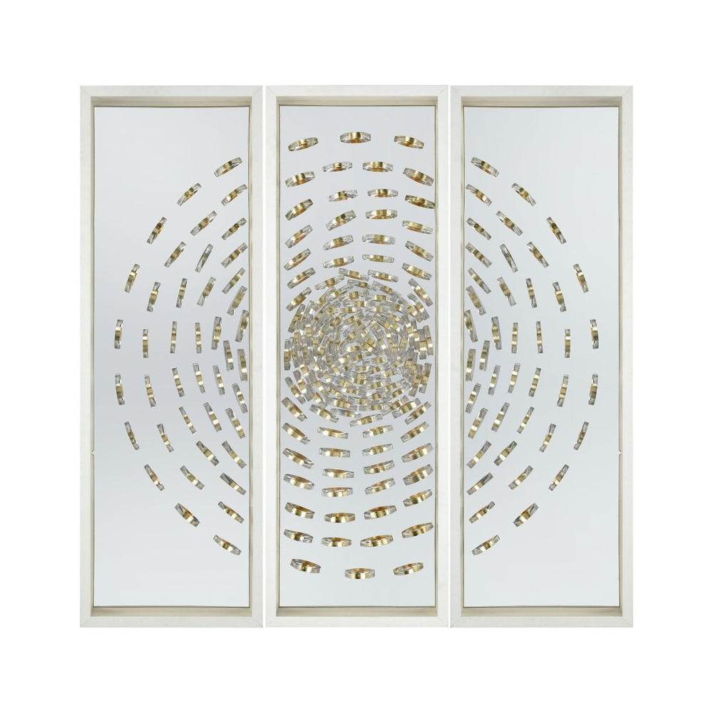Atlas Cache Modern Dimensional Wall Art - Hand-Crafted Metal & Acrylic Design for Stunning Home Decor WA11032-01