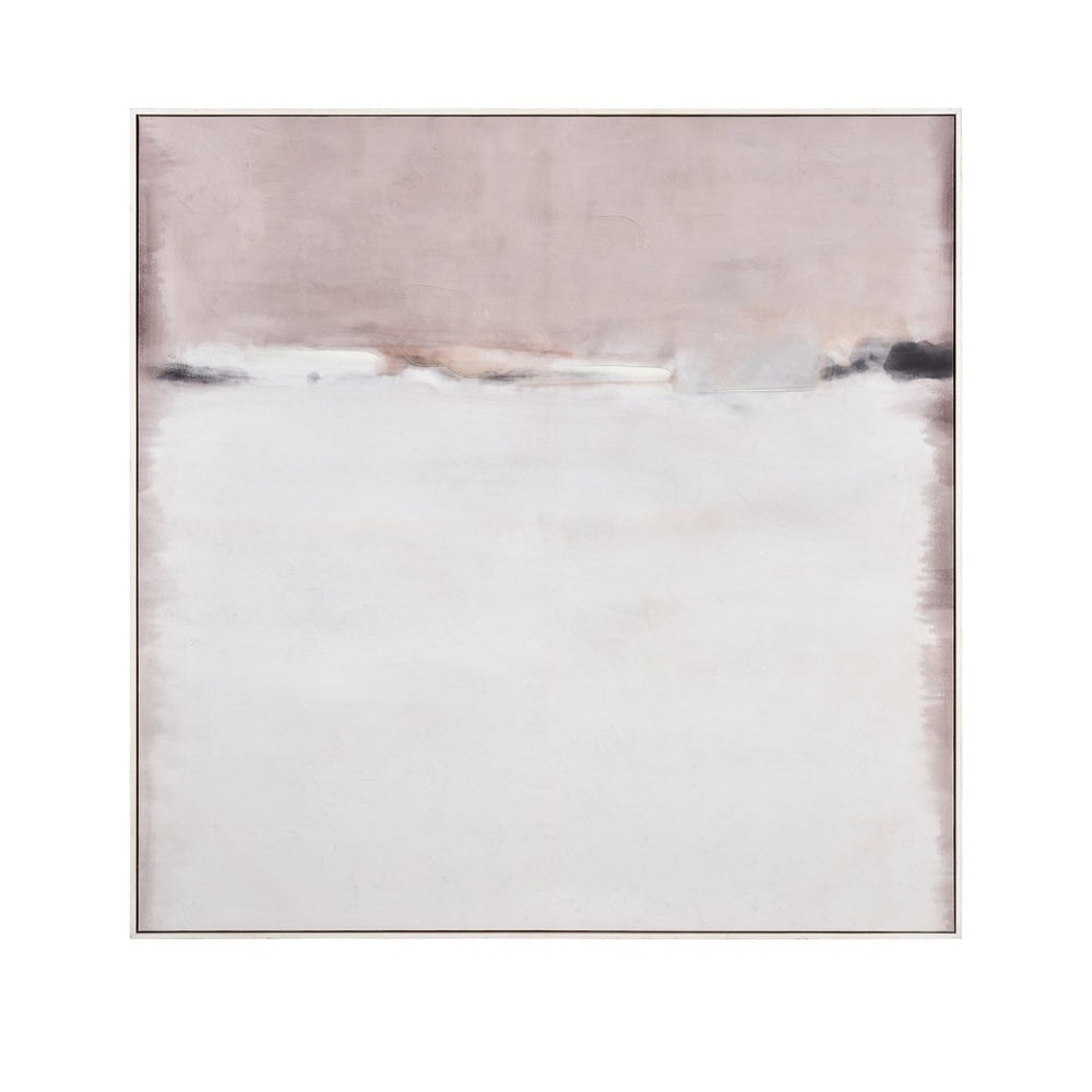 Atlas Calm Framed Wall Art - Large Abstract Artwork for a Serene, Modern Touch in Any Space, 50" Square WA11033-01