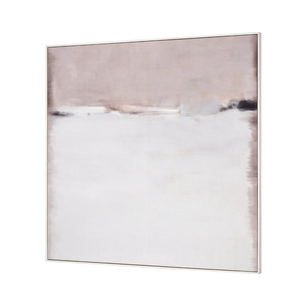 Atlas Calm Framed Wall Art - Large Abstract Artwork for a Serene, Modern Touch in Any Space, 50" Square WA11033-01