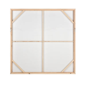 Atlas Calm Framed Wall Art - Large Abstract Artwork for a Serene, Modern Touch in Any Space, 50" Square WA11033-01