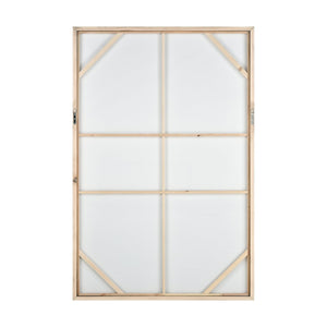 Atlas Calm III Framed Wall Art - Large-Scale Abstract Piece in Soft Ivory, Tan & Black for Modern Spaces WA11034-01