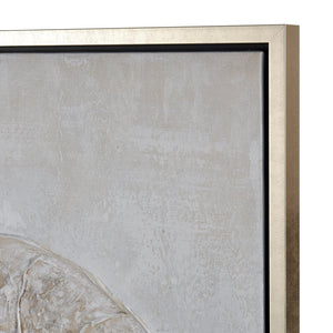 Atlas Coastal Framed Wall Art - Elegant Beach-Inspired Decor with Sand Dollar and Shell Fossil Design Coastal II Framed Wall Art WA11037-02