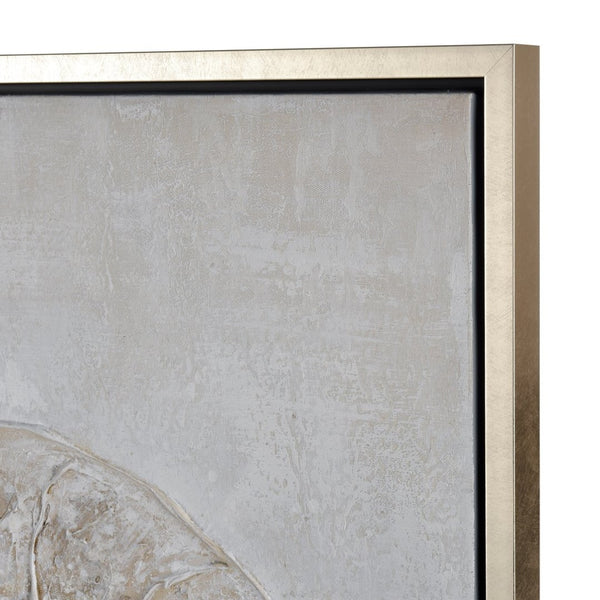 Atlas Coastal Framed Wall Art - Elegant Beach-Inspired Decor with Sand Dollar and Shell Fossil Design Coastal II Framed Wall Art WA11037-02