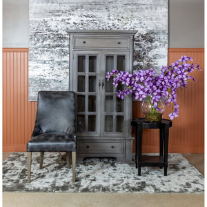 Atlas Deluge Wall Art: Sophisticated Fabric Masterpiece for Contemporary Spaces - Large, Textured Elegance WA11040-01