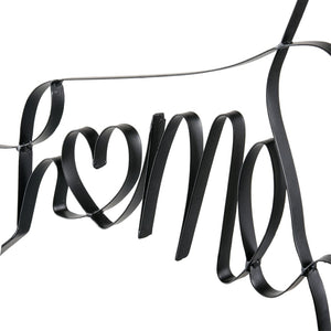Atlas Duke Modern Whimsical Metal Wall Art - Dachshund "Home" Sculpture for Stylish Spaces and Décor WA11042-01