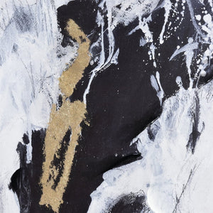 Atlas Force Abstract Framed Wall Art - Large-Scale Monochrome Masterpiece for Contemporary Interiors WA11052-01