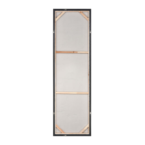 Atlas Gambit Narrow Wall Art Panel - Modern Metallic Texture, Hand-Painted Acrylic for Stunning Interiors WA11056-01