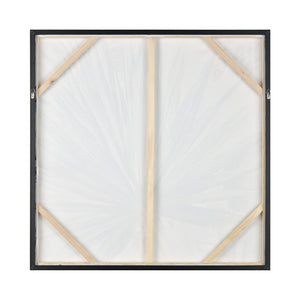 Atlas Garden Palm Canvas Wall Art – Vibrant Botanical Artwork in Silver Frame for Modern Interiors WA11057-01