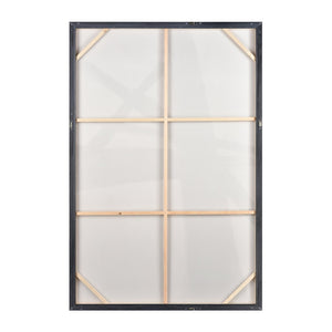 Atlas Granby Abstract Wall Art - Contemporary Canvas with Bold Black Strokes & Textured Neutrals for Home Decor WA11062-01