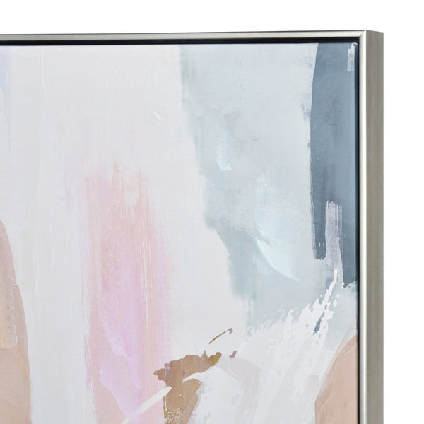 Atlas Hoper Framed Abstract Wall Art in Soft Pastels – Elegant Contemporary Decor for Any Room WA11064-01