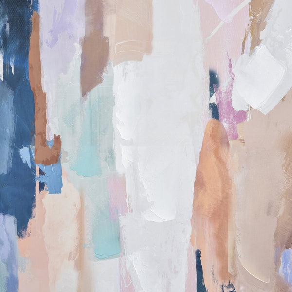 Atlas Hoper Framed Abstract Wall Art in Soft Pastels – Elegant Contemporary Decor for Any Room WA11064-01