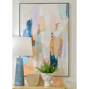 Atlas Hoper Framed Abstract Wall Art in Soft Pastels – Elegant Contemporary Decor for Any Room WA11064-01