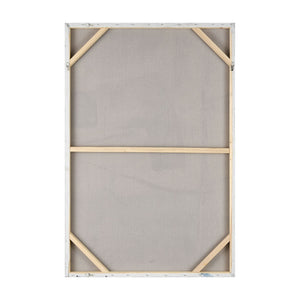 Atlas Industrial Abstract Wall Art - Hand-Finished Canvas with Gold Leaf for Modern Interior Elegance WA11066-01