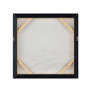 Atlas Jenkins Framed Wall Art - Elegant Ivory and Gold Abstract Design for Chic Home and Office Decor WA11067-01