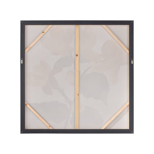 Atlas Jessamine Framed Wall Art - Softly Abstract Floral Design with Gold Leaf Accents for Elegant Spaces WA11069-01